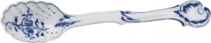 10558946 Meissen Ложка для сахара 20см "Луковый декор" Фарфор