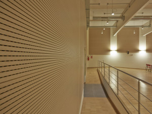 Звукопоглощающее покрытие из огнестойкого МДФ