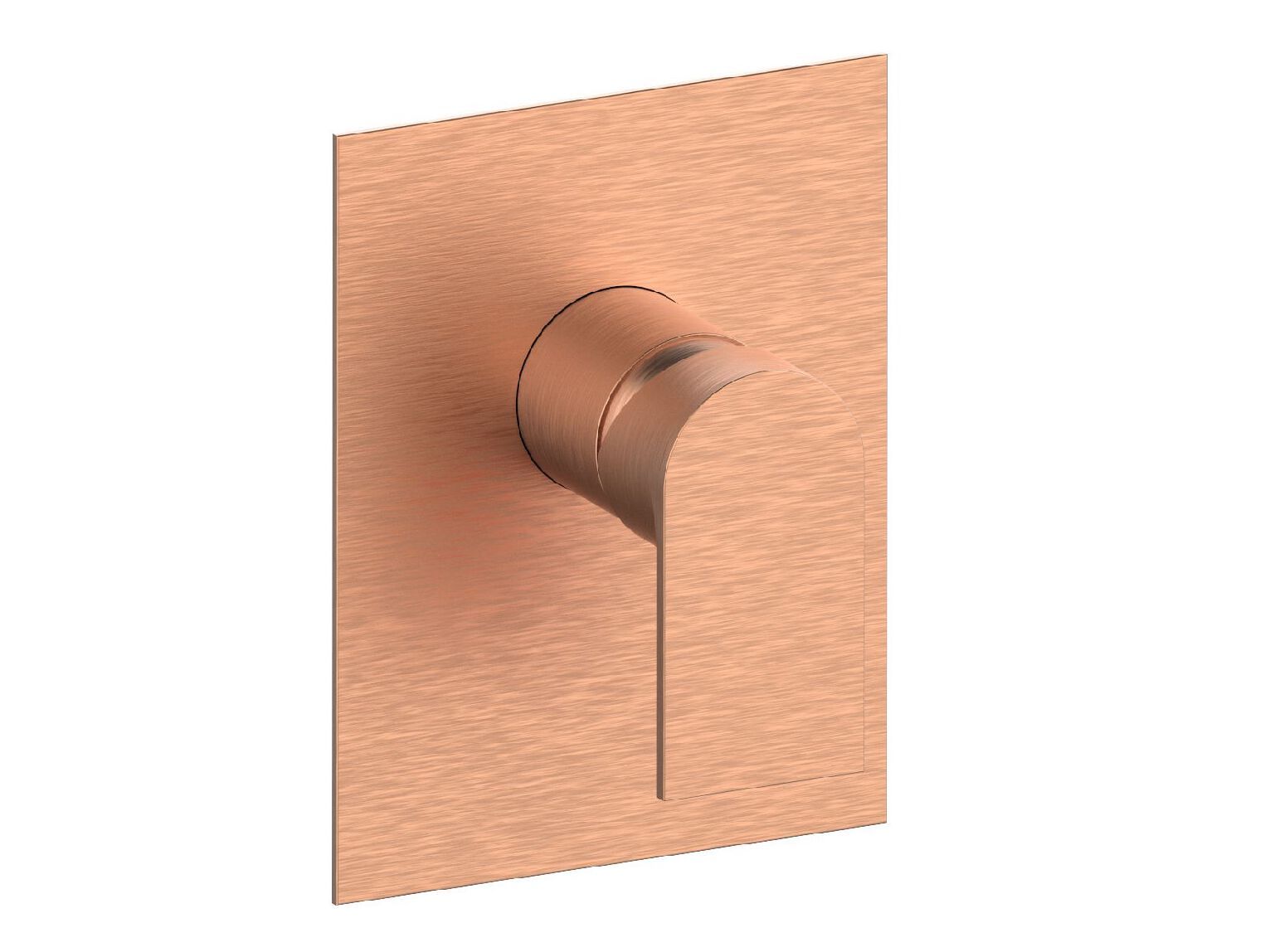 Встраиваемый однорычажный смеситель для душа с пластиной Rubinetterie Frattini отдельная эстетика ARCH-00077978