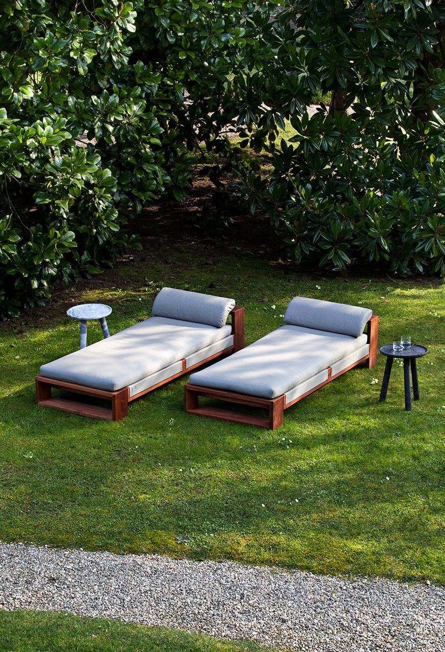 Садовый спальный мешок из ткани и красного дерева Exteta Bellagio ARCH-00052131 - Вид №1