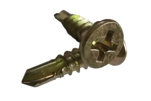 17432268 Оконный саморез 3,9х19 со сверлом и пот. гол., жц., 1000 шт ZA081221 ZAMETAL