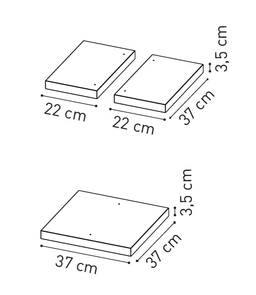 Самонесущая модульная железная Книжная полка KRIPTONITE Klark ARCH-00028727 - Вид №8