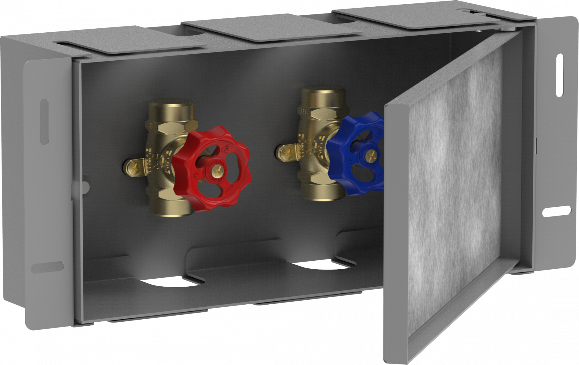 56100800 Ниша XtraStoris Safe Wall с плиточной дверцей и встроенным запорным вентилем 150/300/100 Hansgrohe 