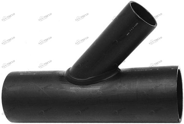 SANIT 8X3SVIC063DVC Отделение 45 °, ПЭ 100, 17 СДР, Уменьшенный сварные 