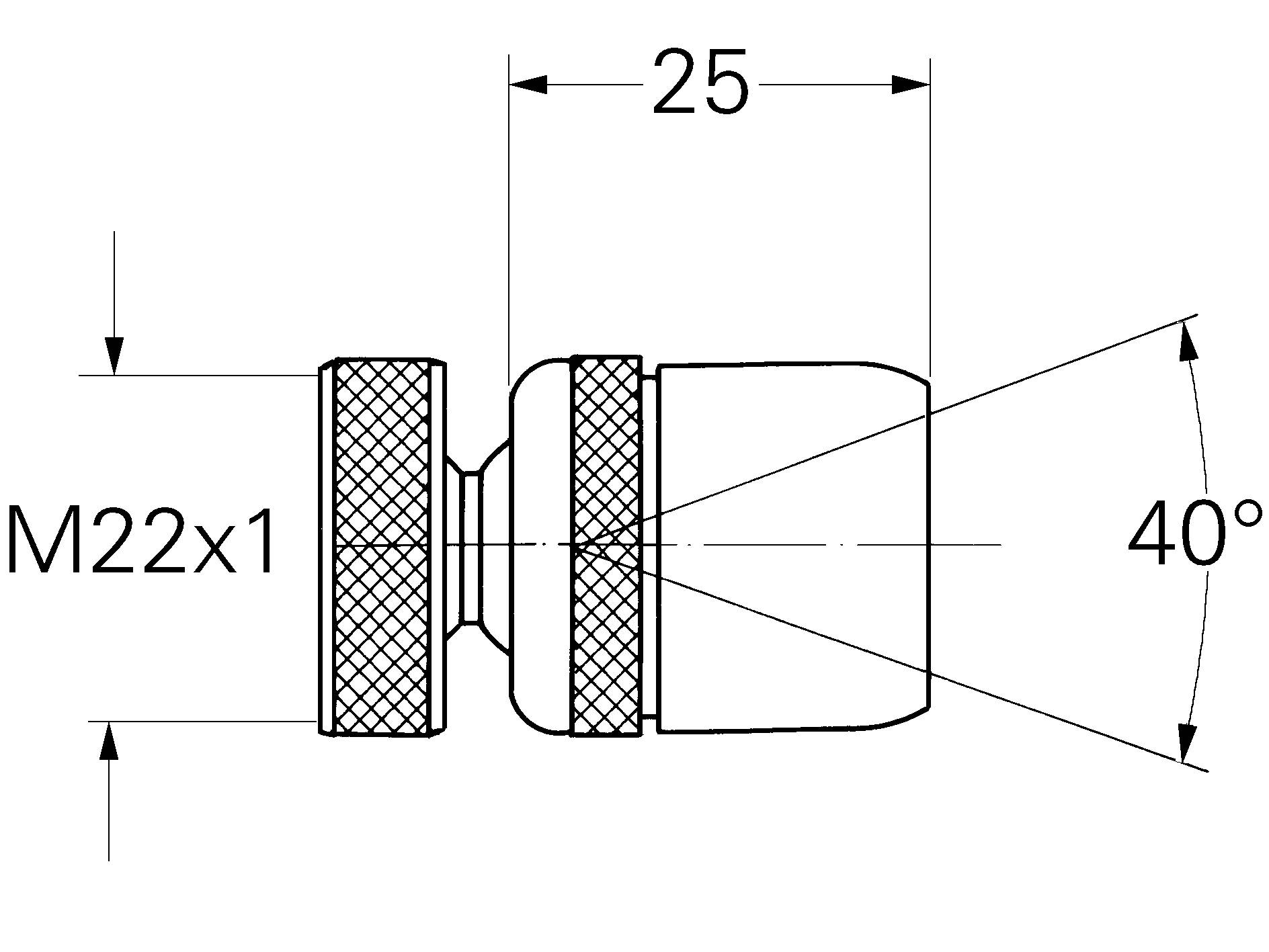 Аэратор GROHE с внешней резьбой M 22 x 1 (13925000) Spare Parts - Вид №1