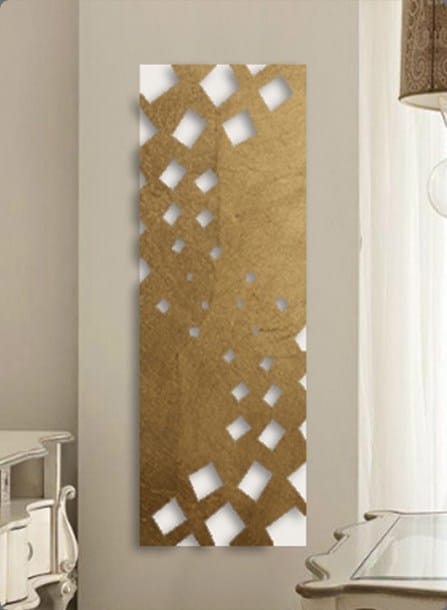 Алюминиевый полотенцесушитель Termo Design двойная пластина-сусальное золото ARCH-00136883 - Вид №29