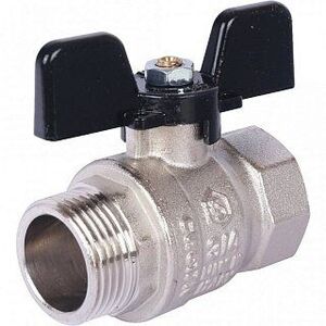 Кран шаровый STOUT ВН 3/4" стандартный проход, бабочка