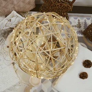 NC161 Плетеный шар Dekoraniaevents Navidad