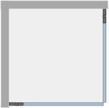 Душевое ограждение Ambassador Abner 10011105       (900x900x2000), 1 место  - Вид №8