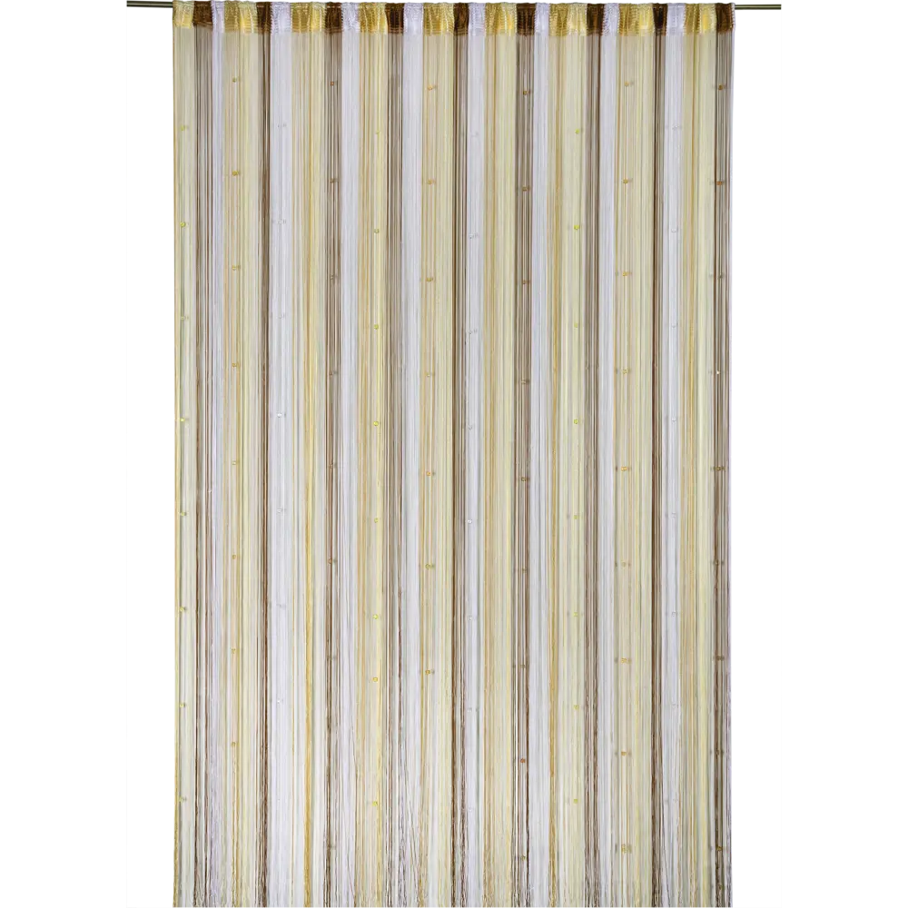 Кисея, 300x280 см, цвет шоколад/золото/экрю/белый INSPIRE STLM-2206785