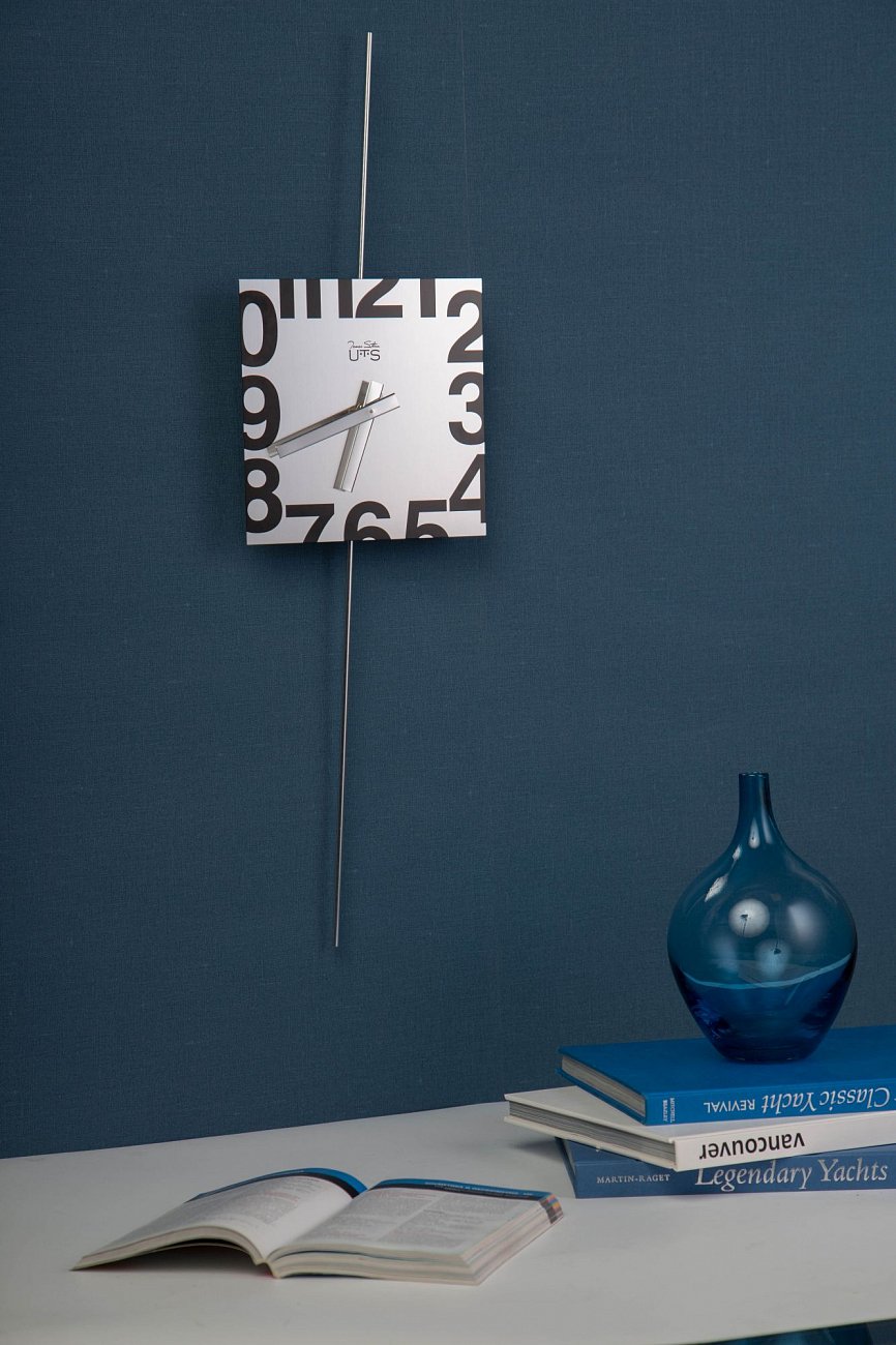 Часы настенные серебристые квадратные Tomas Stern 4021S TOMAS STERN  00-3872691 Серебро  - Вид №1