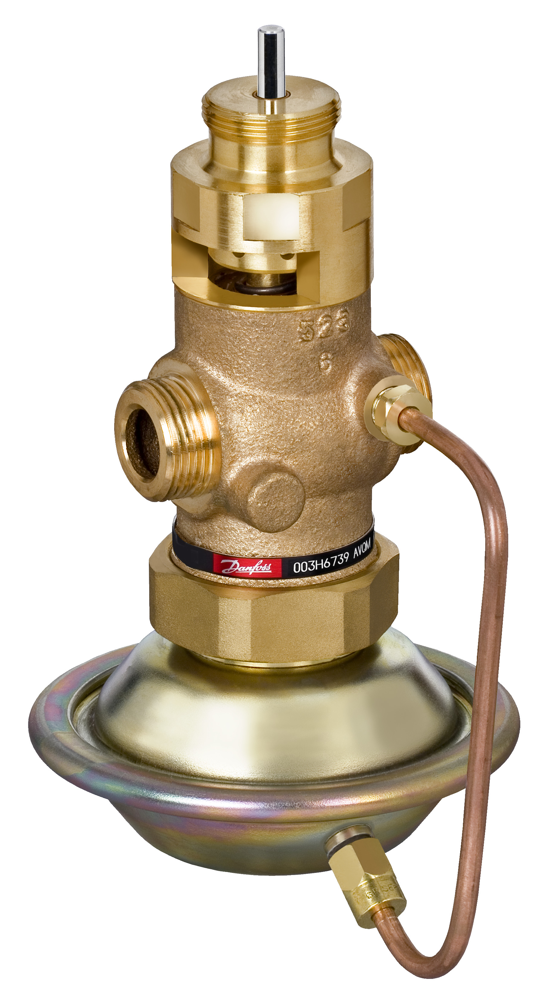 Danfoss Клапан регулирующий комбинированный AVQM с наружной резьбой или фланцевый Комб. р-рAVQM PN16 15/0,4//0,2/резьб. 003H6733  - Вид №18
