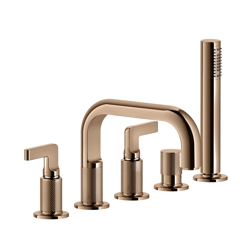 Смеситель для ванны 58040 030 Gessi Inciso МЕДЬ PVD 58040030