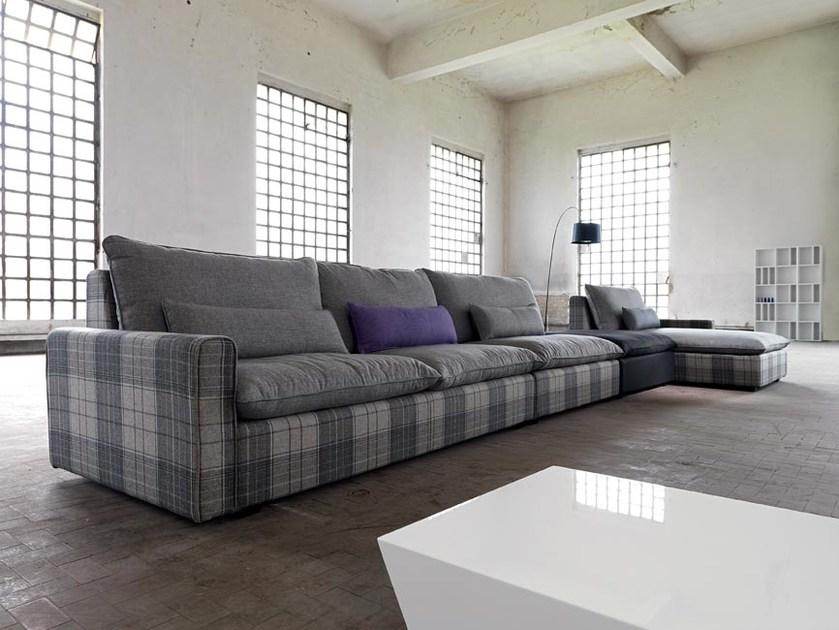 Domingo Salotti Диван из ткани с шезлонгом Henri sun-id-1503918 - Вид №2