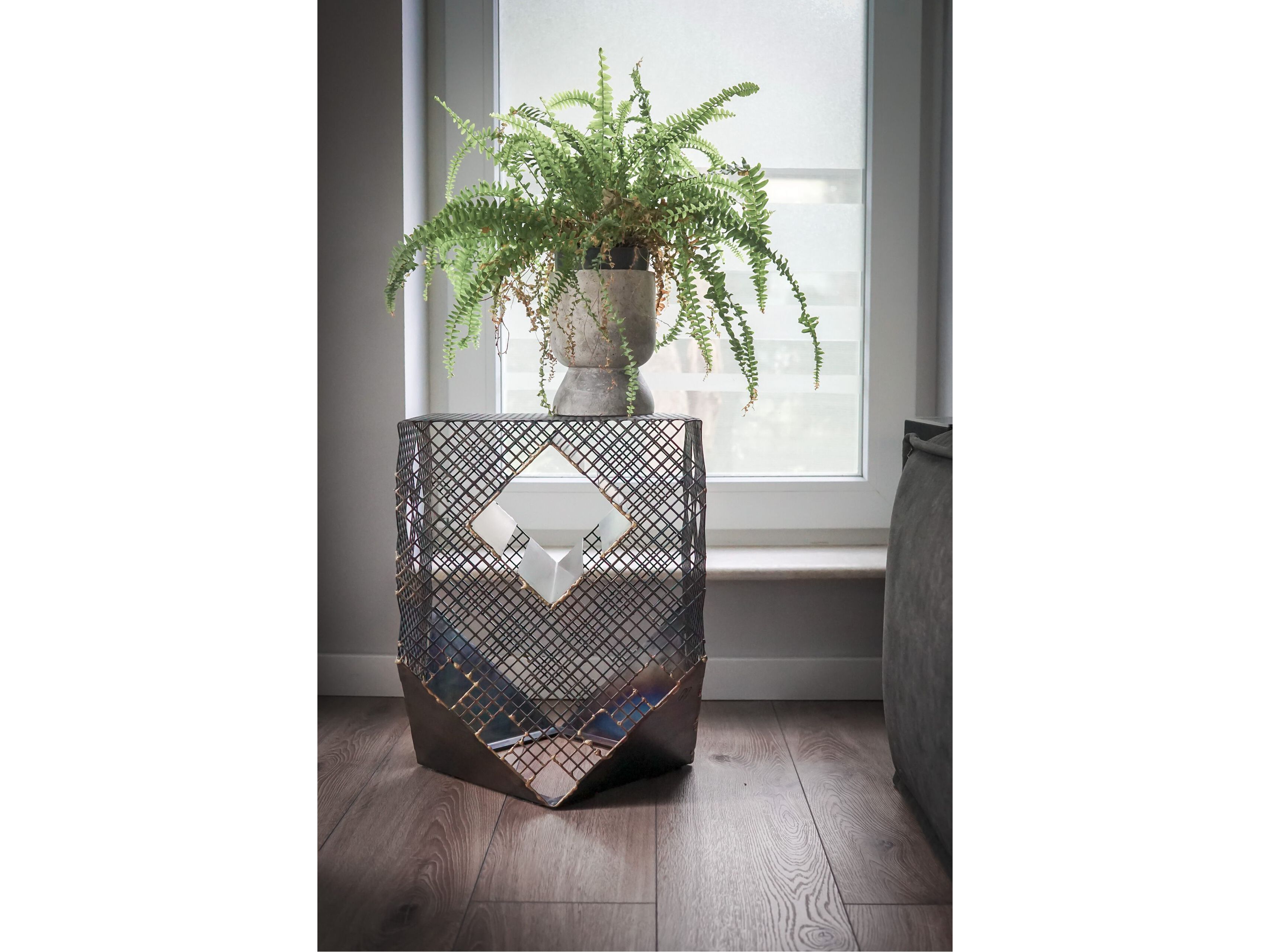 Стул / журнальный столик из нержавеющей стали LO Contemporary DRAGON ARCH-00011784 - Вид №1