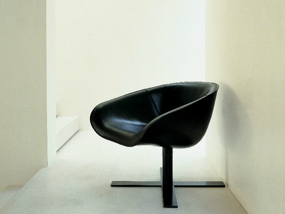 Кожаное вращающееся кресло B&B Italia Mart ARCH-00151596 - Вид №2