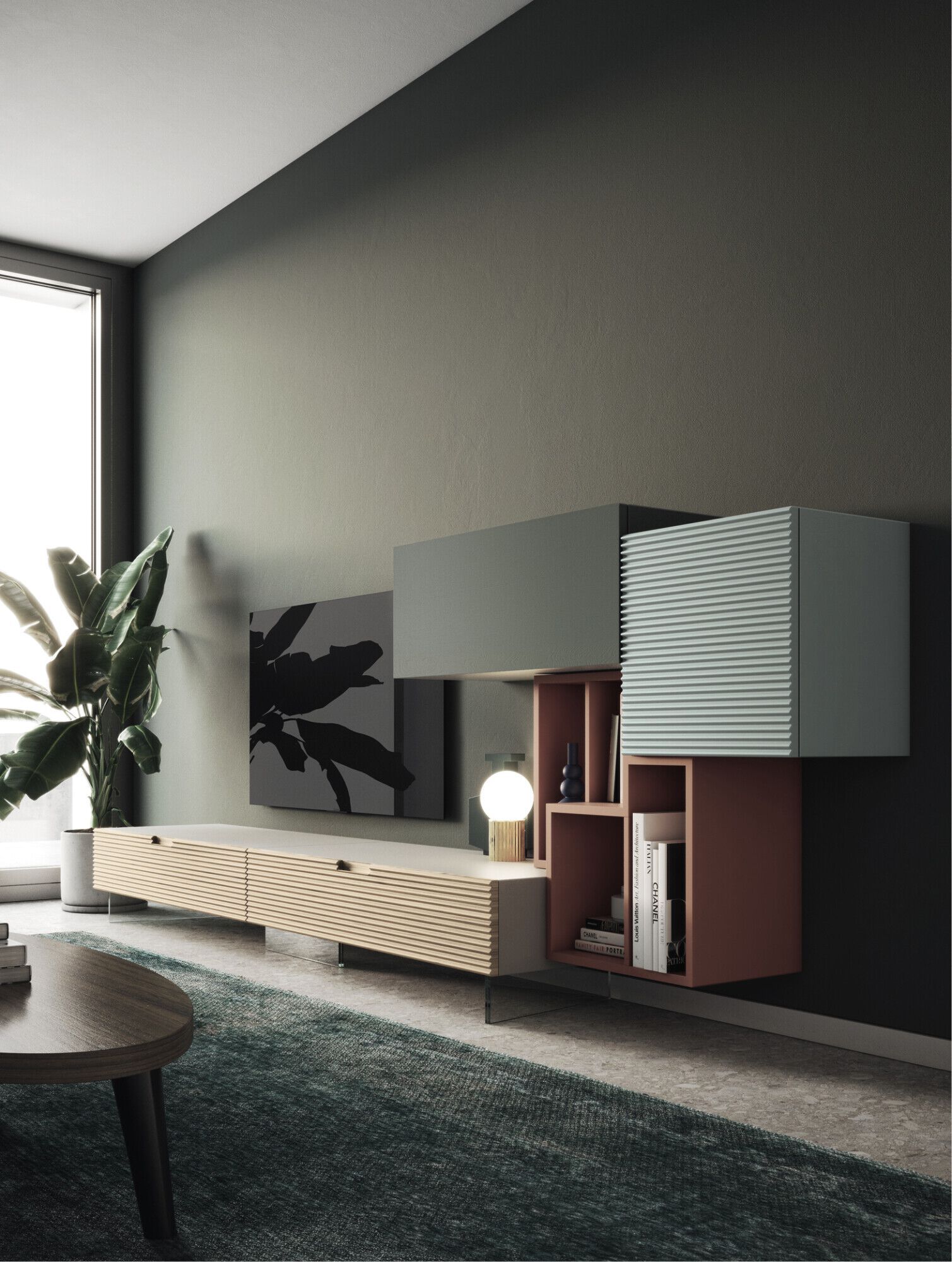 Модульная модульная стена из массива дерева Devina Nais Ноль.16 ARCH-00065357 - Вид №17