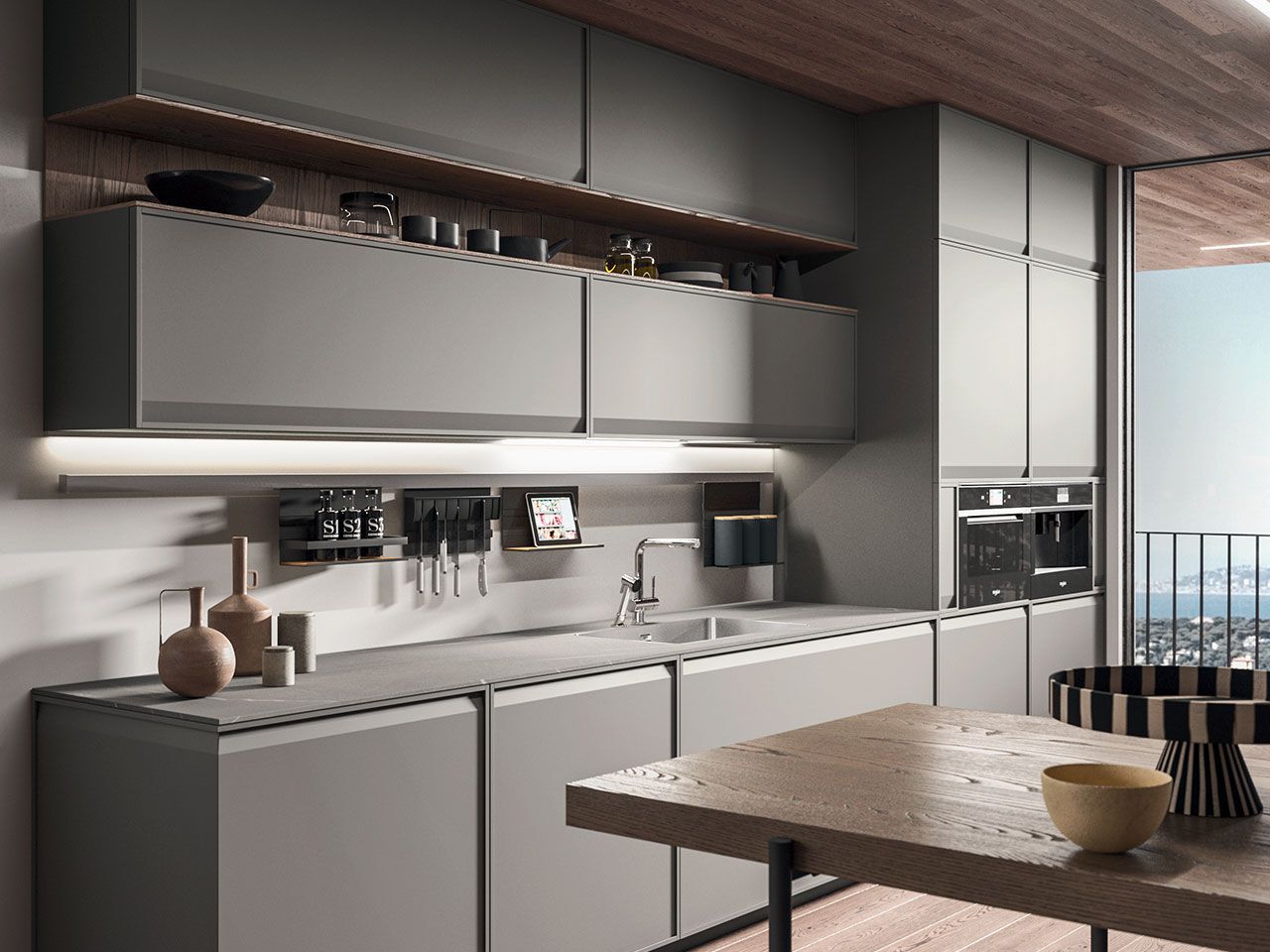 Встроенная кухня с полуостровом Arrital Ak_07 ARCH-00004663 - Вид №2