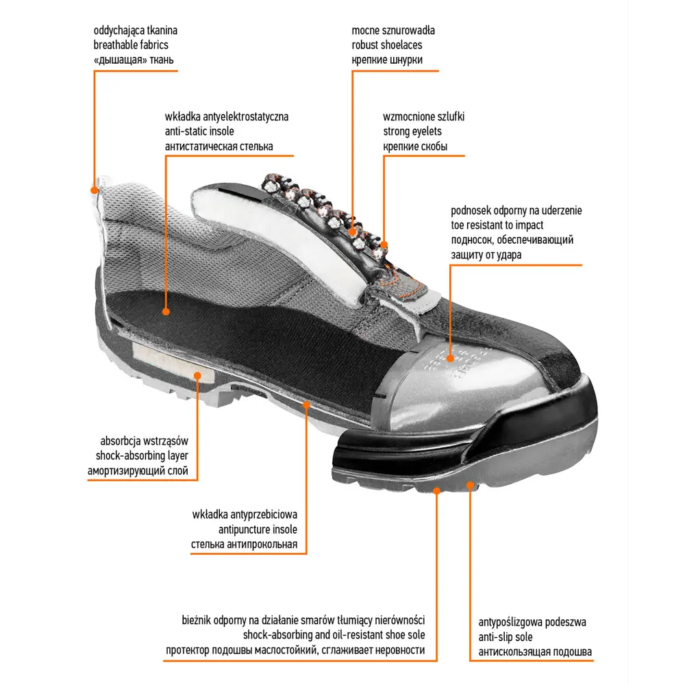 Ботинки рабочие Neo 82-020 размер 39 Neò STLM-2211042 - Вид №6