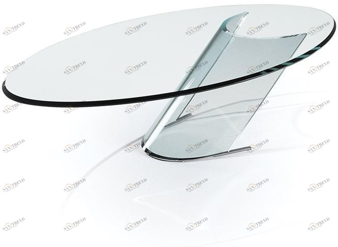 Reflex Журнальный столик овальный стеклянный Tau sun-id-1440810