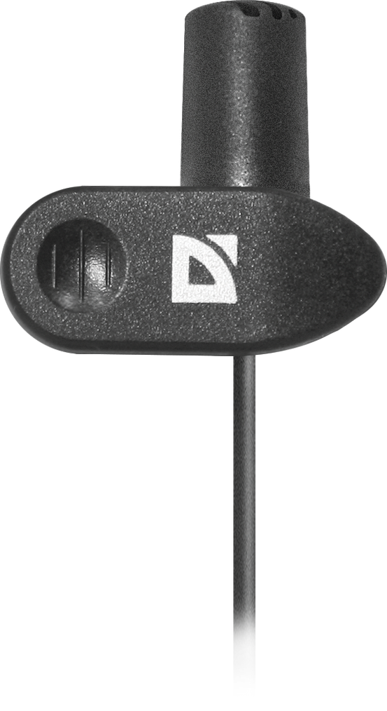 64109 микрофон компьютерный mic-109 черный, на прищепке, 1,8 м Defender Santreyd  - Вид №1