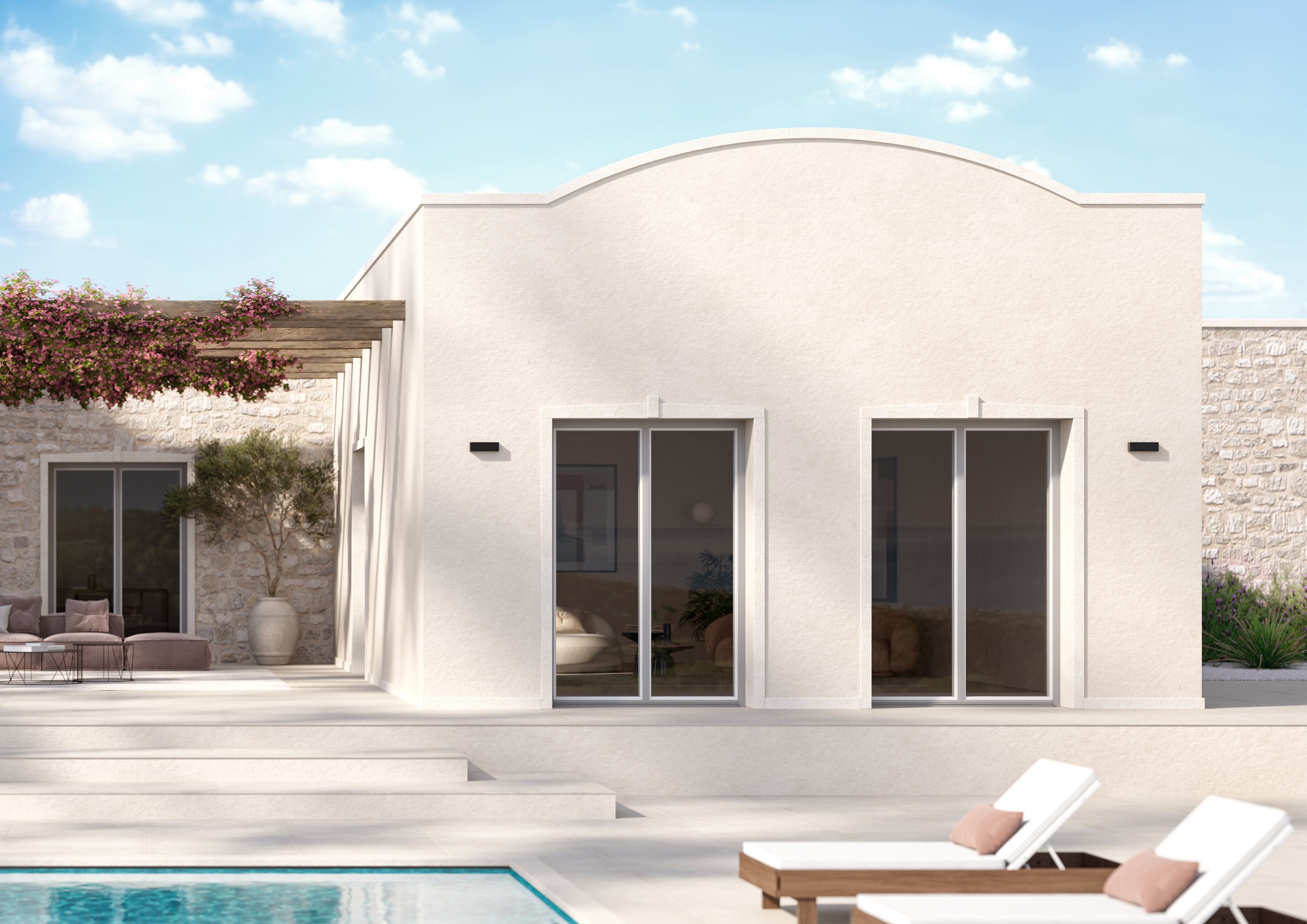 Окно из ПВХ с тройным остеклением Oknoplast ARCH-00131354 - Вид №2