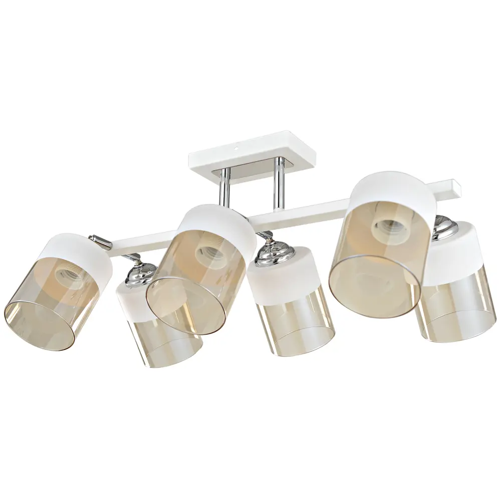 Люстра потолочная KREAFORTA Vereya 6 ламп цвет белый STLM-2023324 - Вид №4