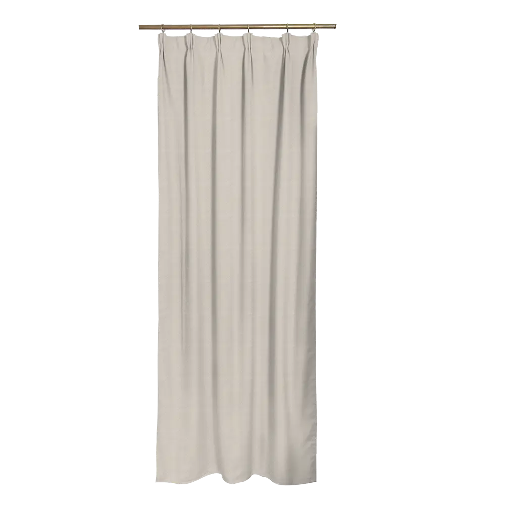 Штора на ленте Biescas 140x280 см цвет беж/экрю 83406996 STLM-2181575 INSPIRE 