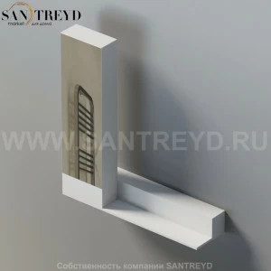 Agape JET Полка из белого МДФ ASPE031