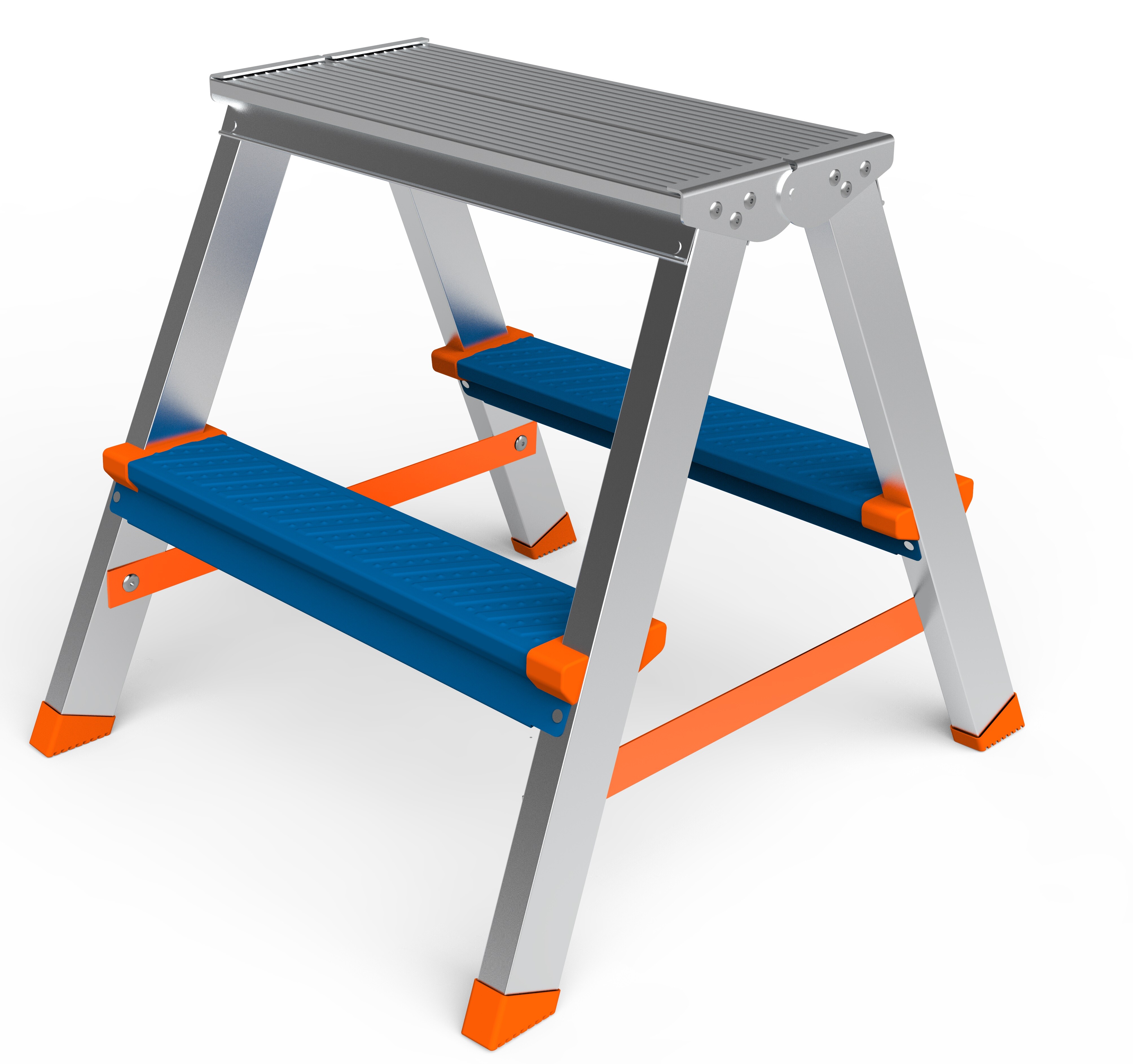 Стремянка двухсекционная SARAYLI COLOR 2+2 9292132 STDN-0049575