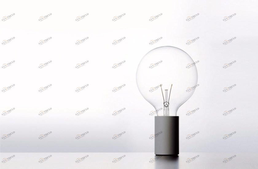 DAVIDE GROPPI Настольная лампа из металла с диммером Edison sun-id-1417961