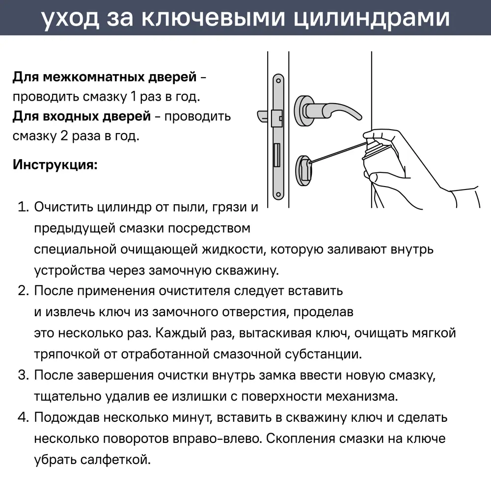 Цилиндр Armex Smart LM-80 40x40 мм ключ-вертушка цвет хром STLM-2136877 - Вид №1