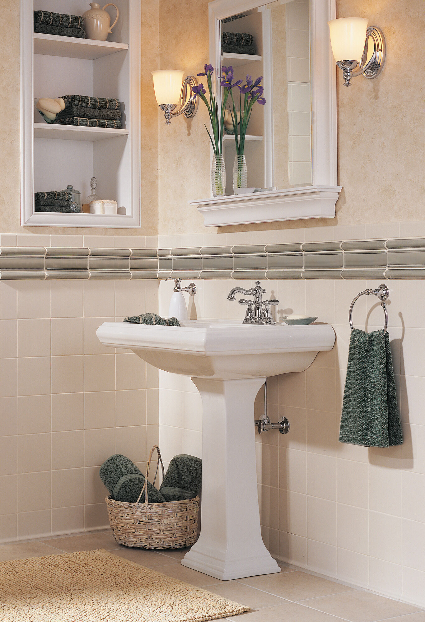 75046-NN Кольцо для полотенца Delta Faucet Victorian Жемчужный никель - Вид №1