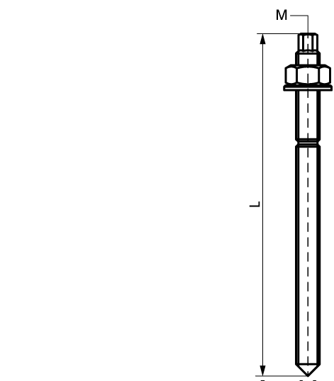 60991016 Монтажный элемент WIS Шпильки резьбовые для анкеровки WALRAVEN  - Вид №1