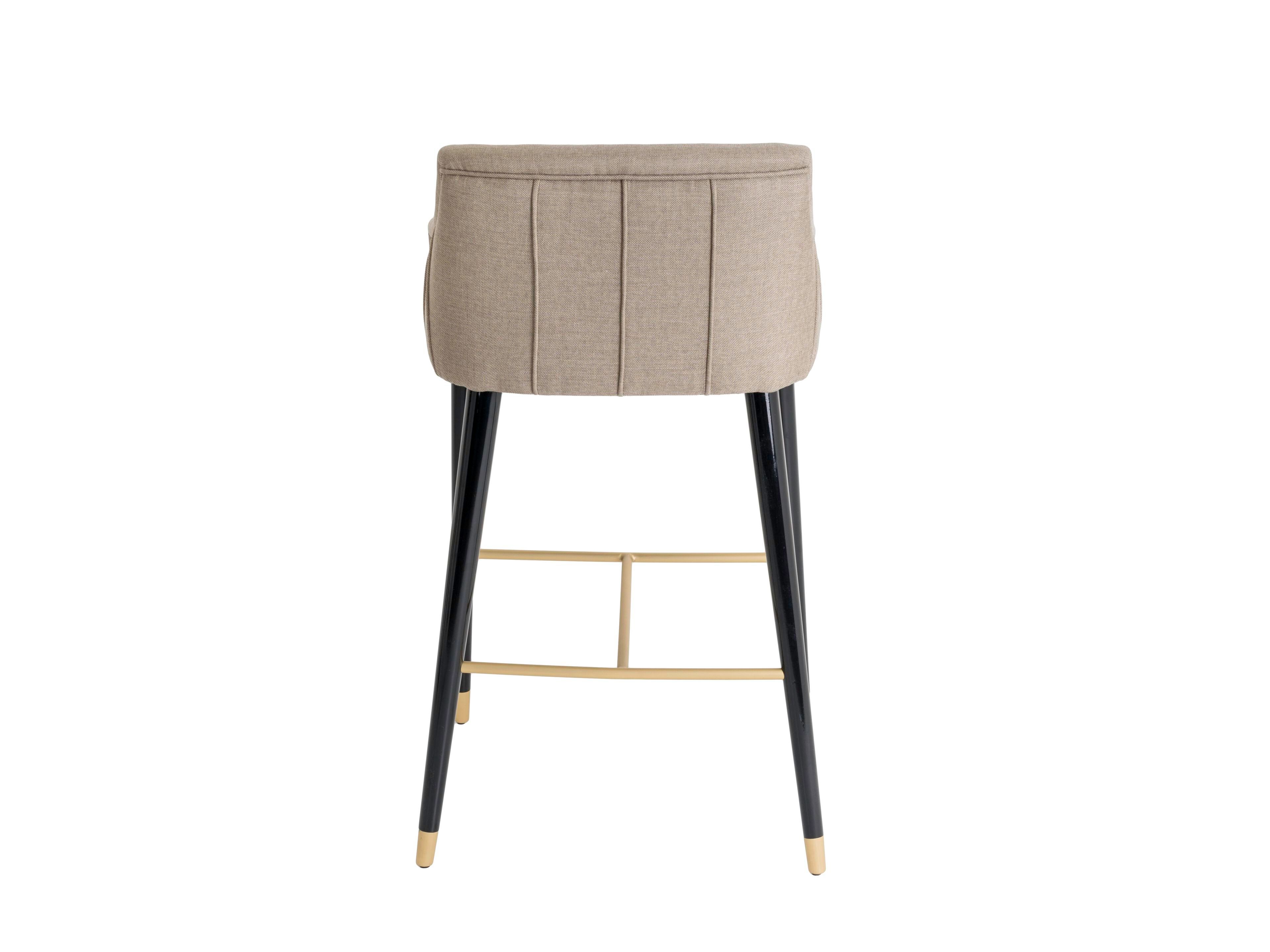 Тканевый барный стул с подставкой для ног Casa Magna CORDOBA ARCH-00007328 - Вид №5