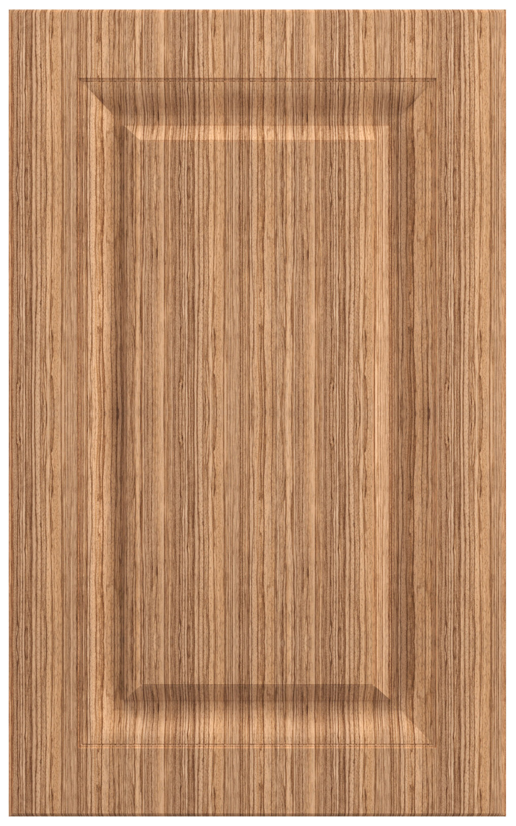 Фасады для кухни Классика Фрезеровка «Монбельяр» Зебрано светлое №125 SIDAK SIST60-10217