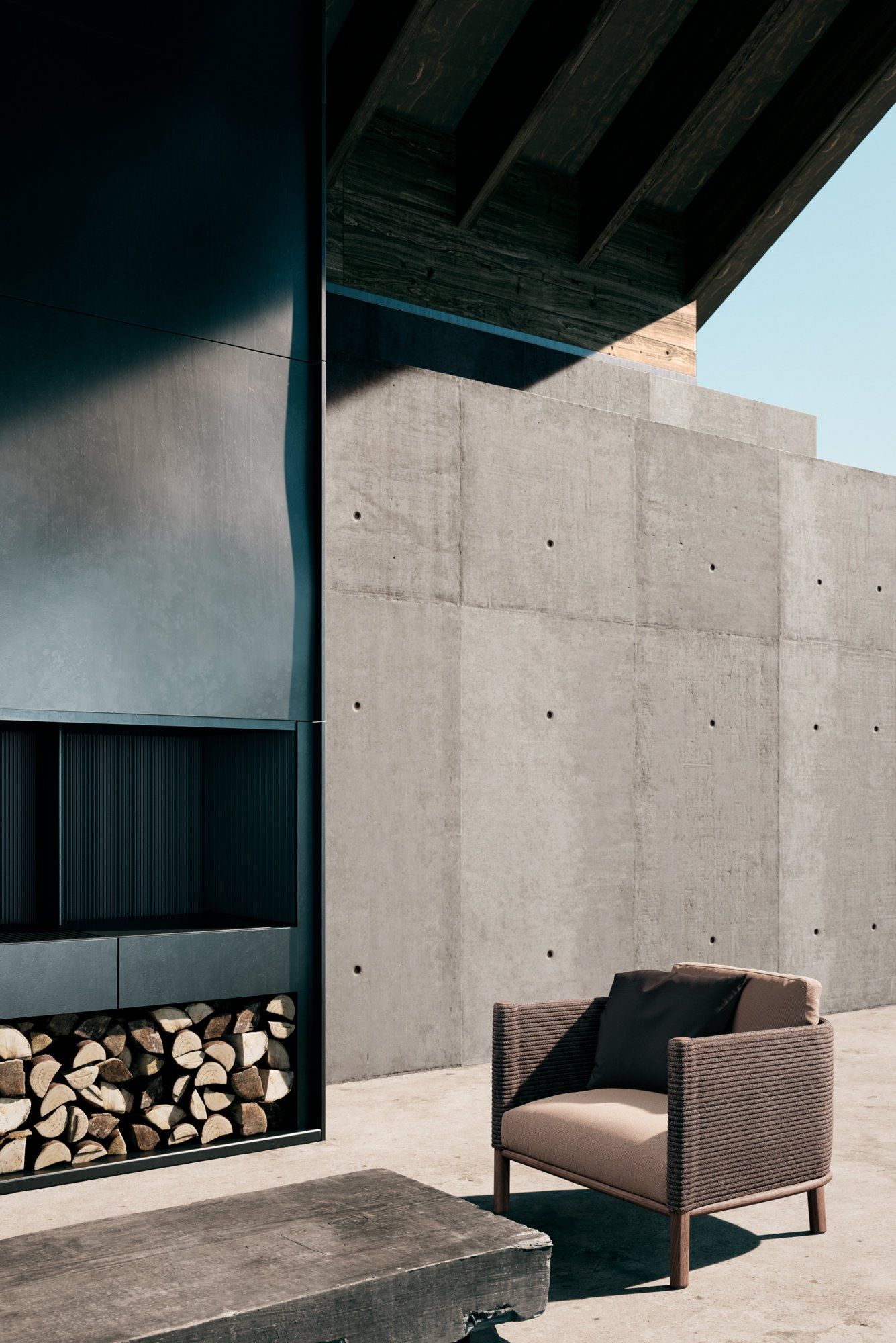 Тканевое садовое кресло с подлокотниками Kettal Джиро ARCH-00069620 - Вид №5