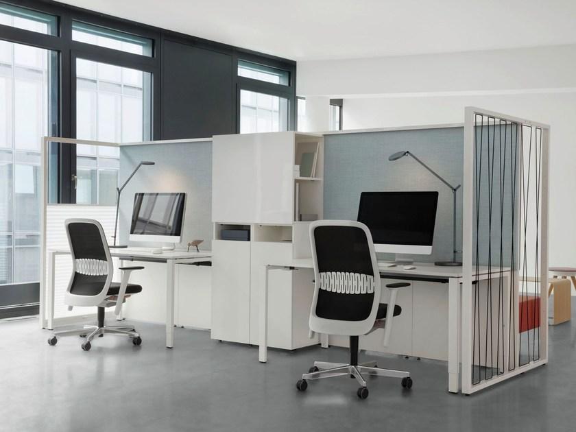 BENE Несколько рабочих станций со встроенной полкой Frame_s sun-id-1458031 - Вид №4