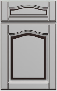 Фасады для кухни Патина Фрезеровка «Оксфорд» Кембрийская глина №277 SIST2058-227