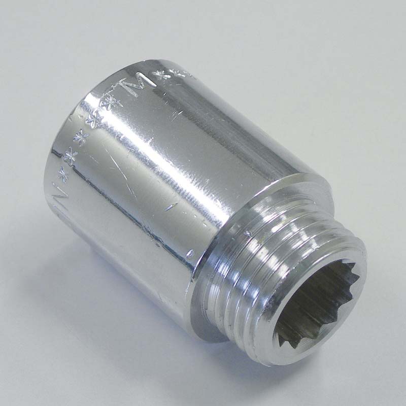 Удлинитель НВ хромированный TIEMME 1"х10мм 1500504