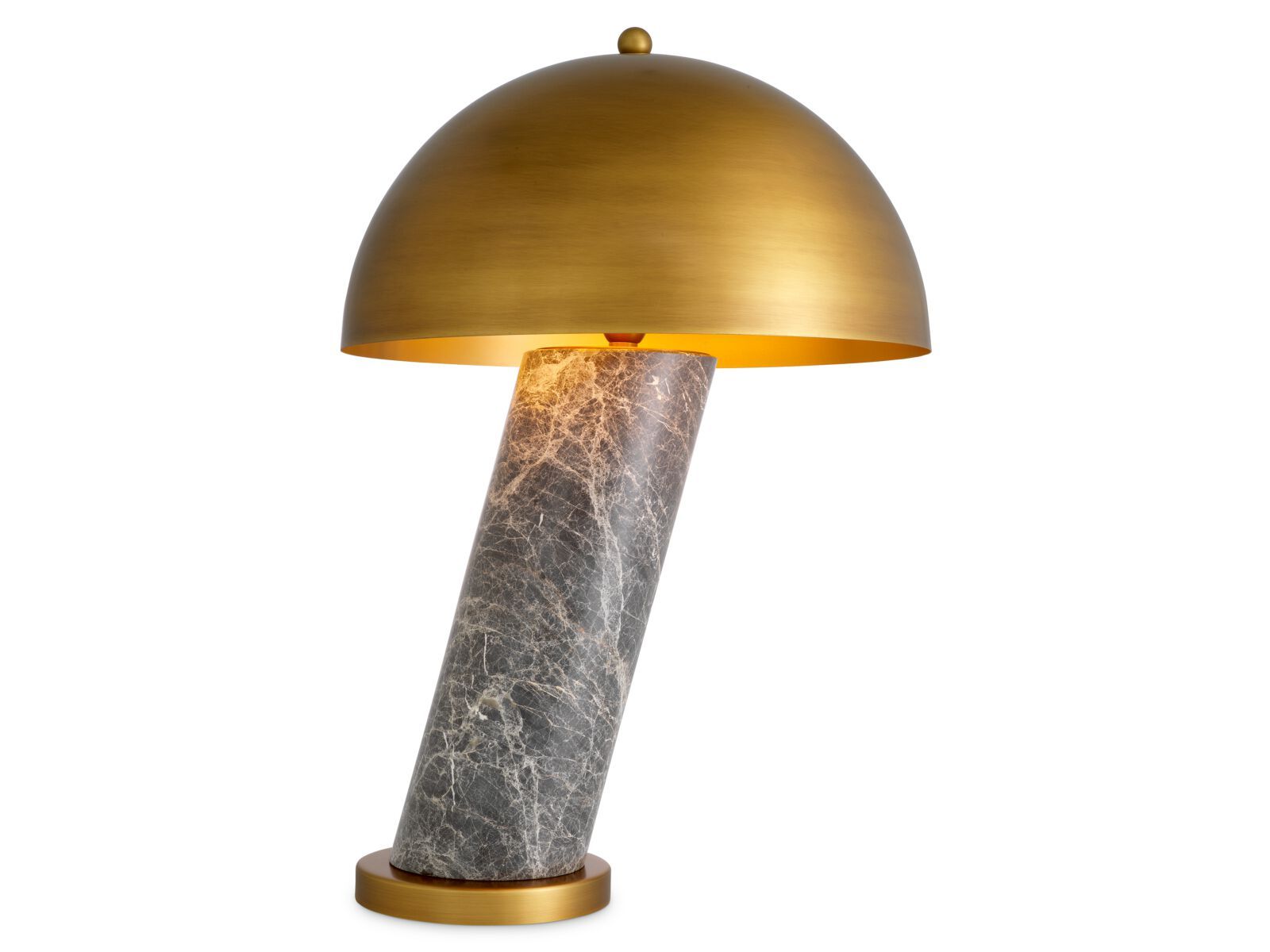 Настольная лампа из мрамора и латуни Eichholtz DANIEL ARCH-00016576