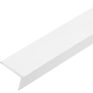 Уголок ПВХ 20x10x1.5x1000 мм цвет белый