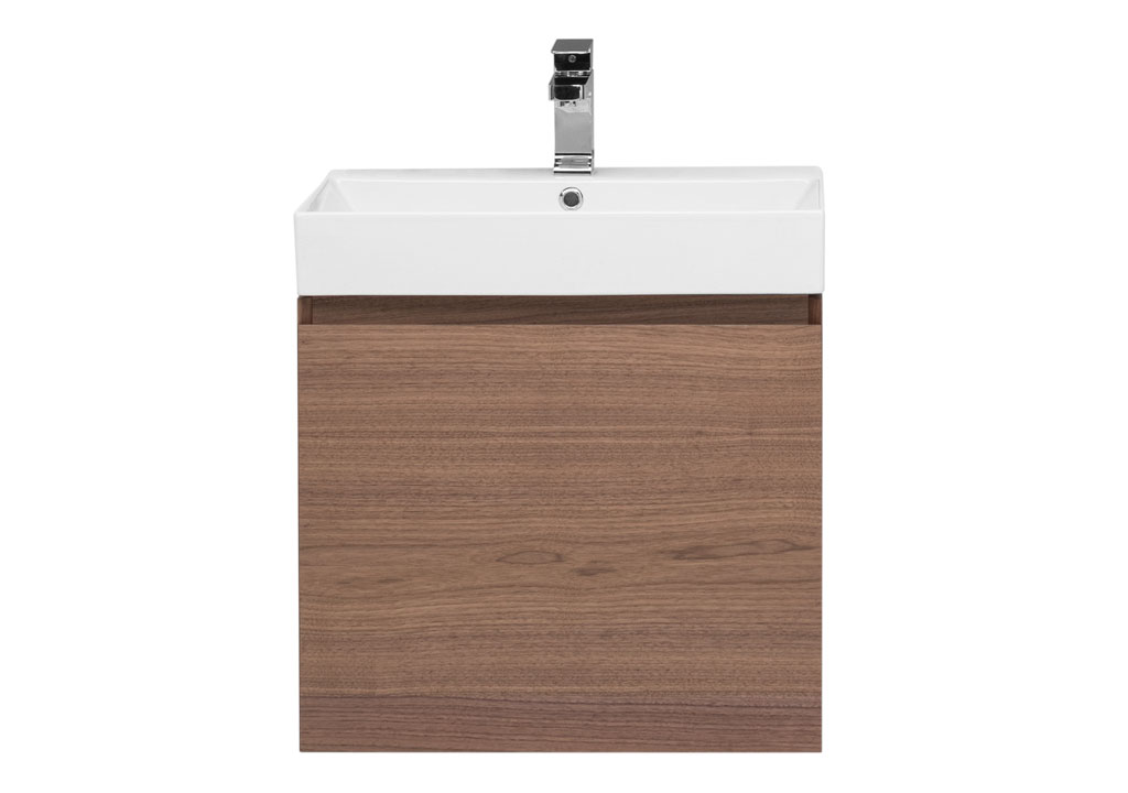 Тумба с раковиной Aquanet Нью-Йорк 60 орех 0020394500198206 - Вид №2