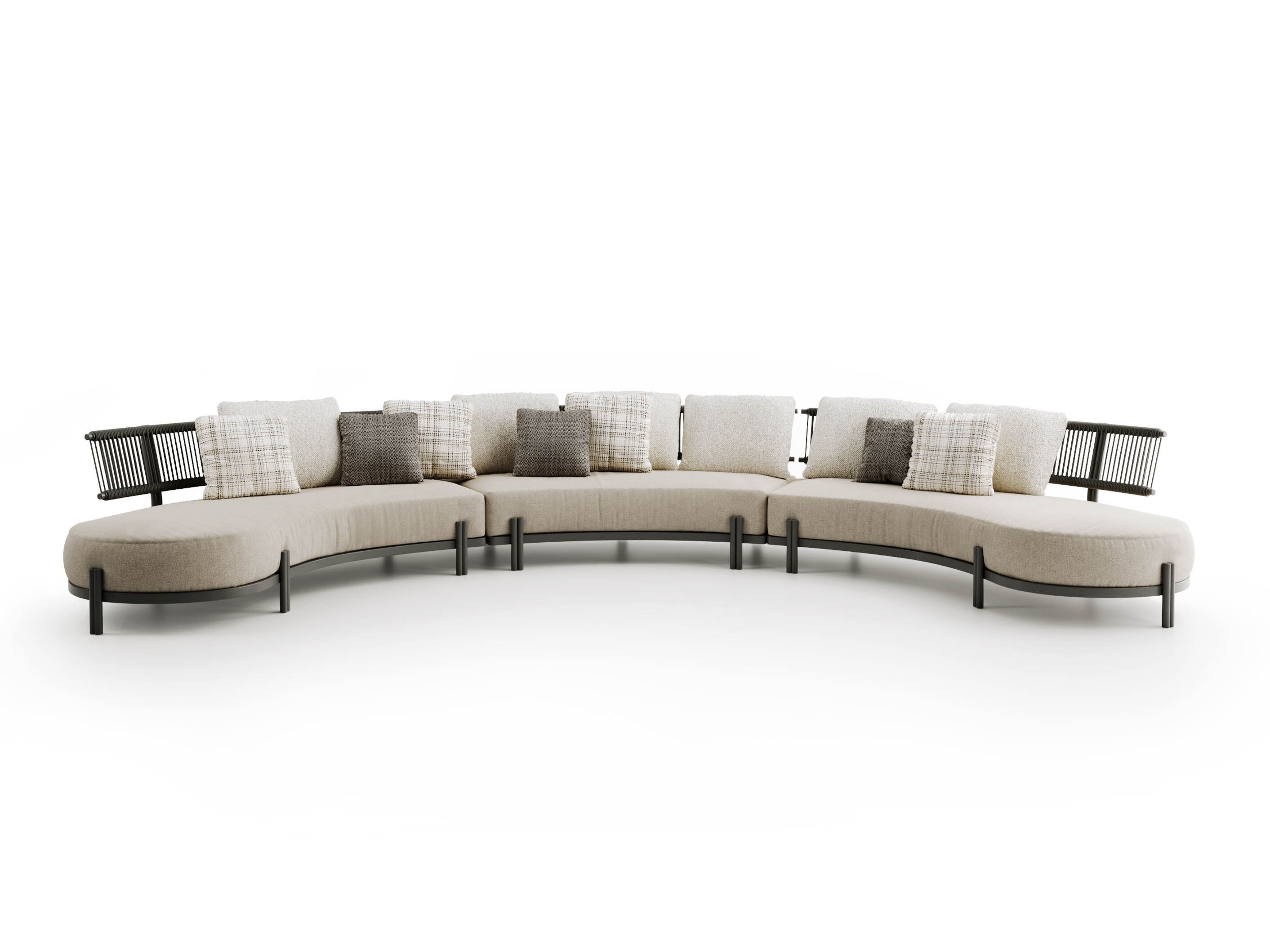 Тканевый модульный садовый диван Atmosphera Лотос ARCH-00038492