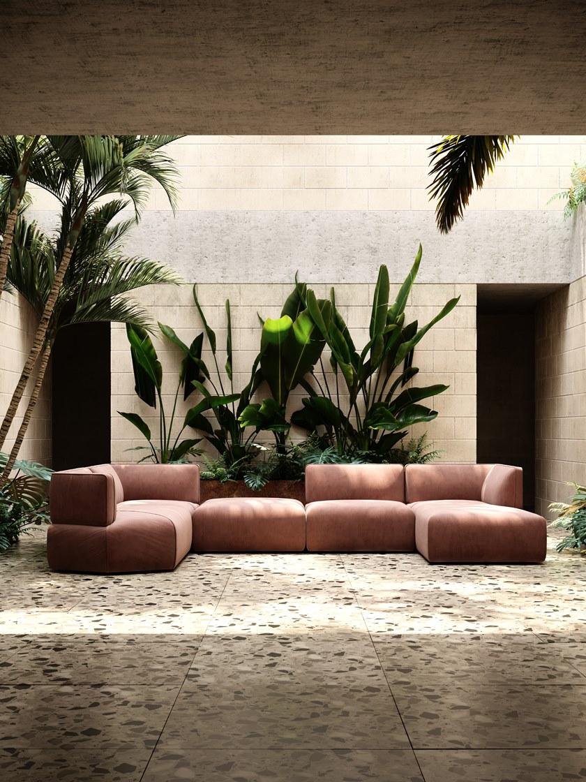 Domkapa Модульный диван в бархате sun-id-1468565 - Вид №7