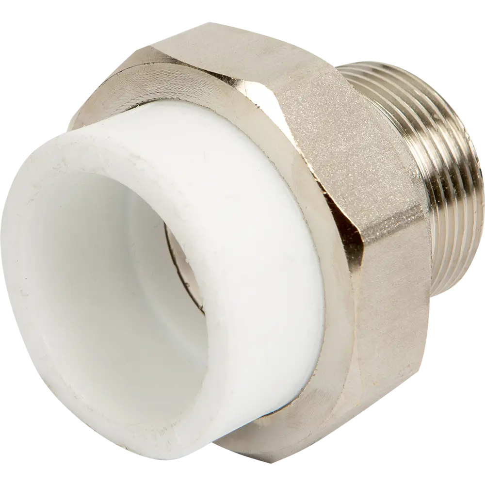 Муфта комбинированная Valfex для соединения полипропиленовых и металлических труб 40 мм 82194888 STLM-0021671 - Вид №2