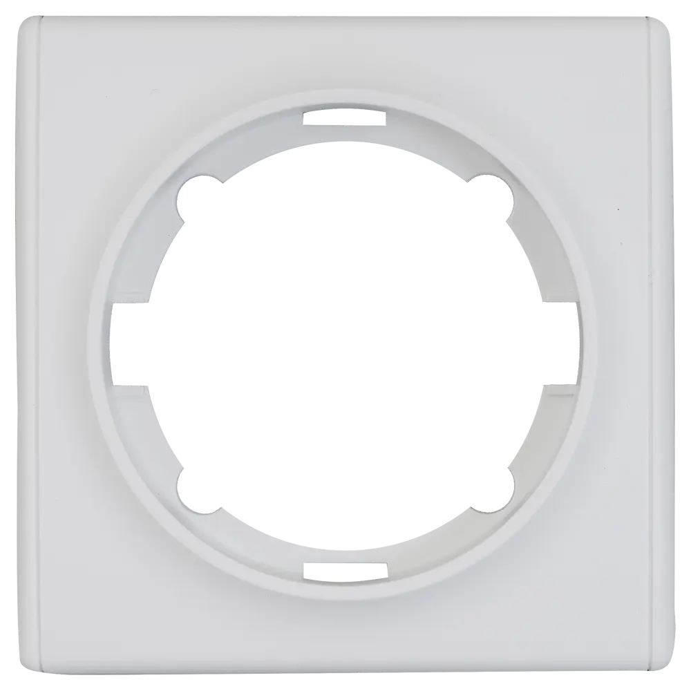 Рамка для розеток и выключателей Onekey Florence 1 пост, цвет белый ONEKEYELECTRO STLM-2072579