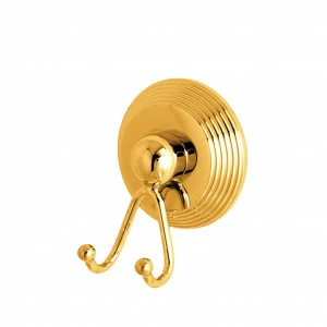 C39-501 C39-501 Настенный двойной крючок АЛИЗЕ КАННЕЛЕ Cristal & Bronze ALIZÉ CANNELÉ