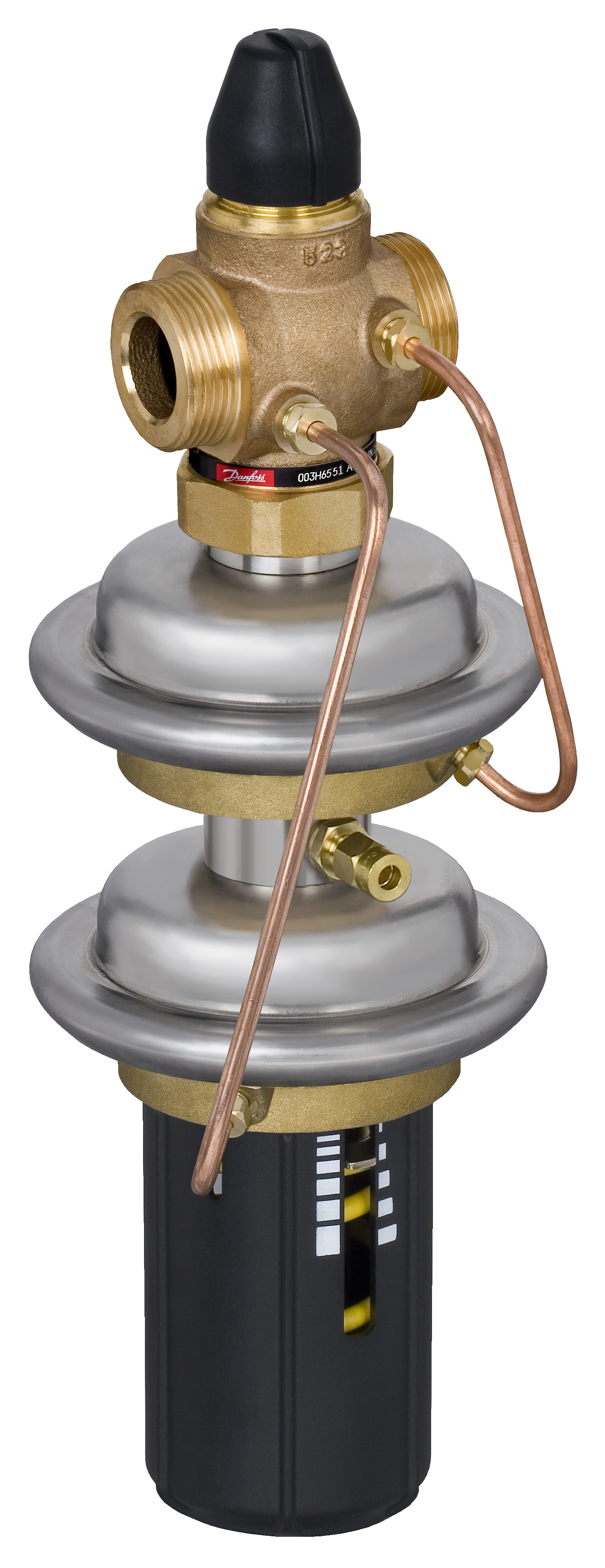 Danfoss Регулятор перепада давления AVPQ для монтажа на подающем трубопроводе РПД AVPQ 4PN25 15/1,6/0,3-2,0/0,2/резьб. 003H6555  - Вид №41