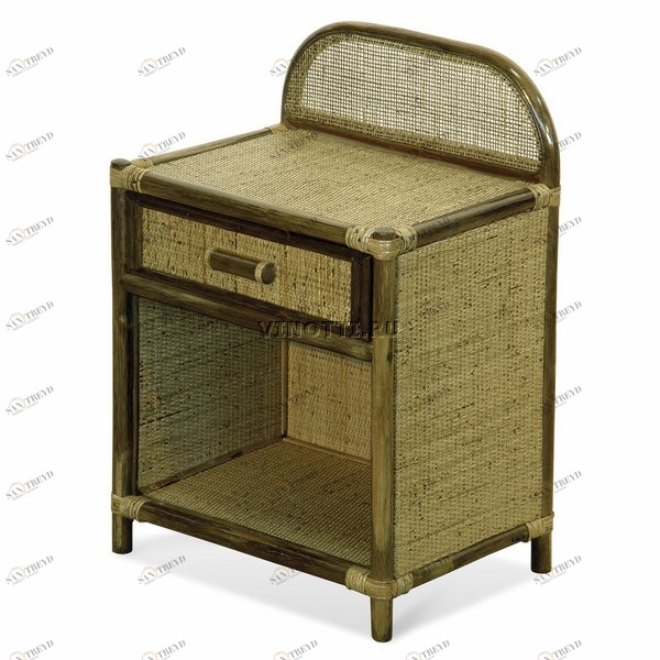 Тумба прикроватная 67х47 см олива Calamus Rotan VINOTTI  00-3885343 Зеленый 